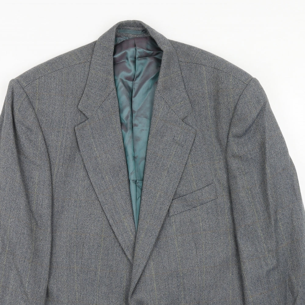 West Brook Mens Grey Wool Jacket Suit Jacket Size 42 Regular