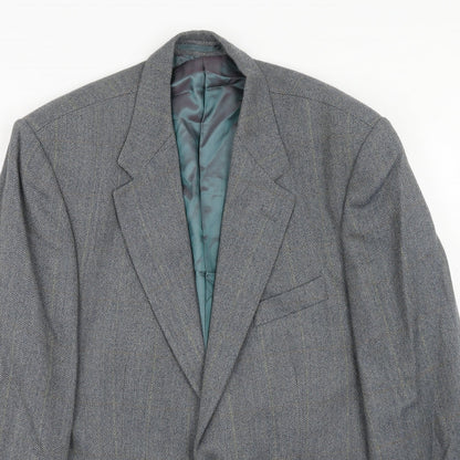 West Brook Mens Grey Wool Jacket Suit Jacket Size 42 Regular