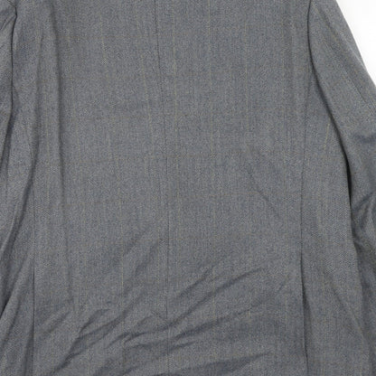 West Brook Mens Grey Wool Jacket Suit Jacket Size 42 Regular