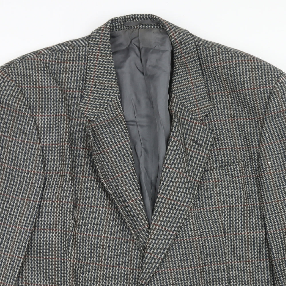 Mens UK Size 42 Burton Regular Grey Suit Jacket