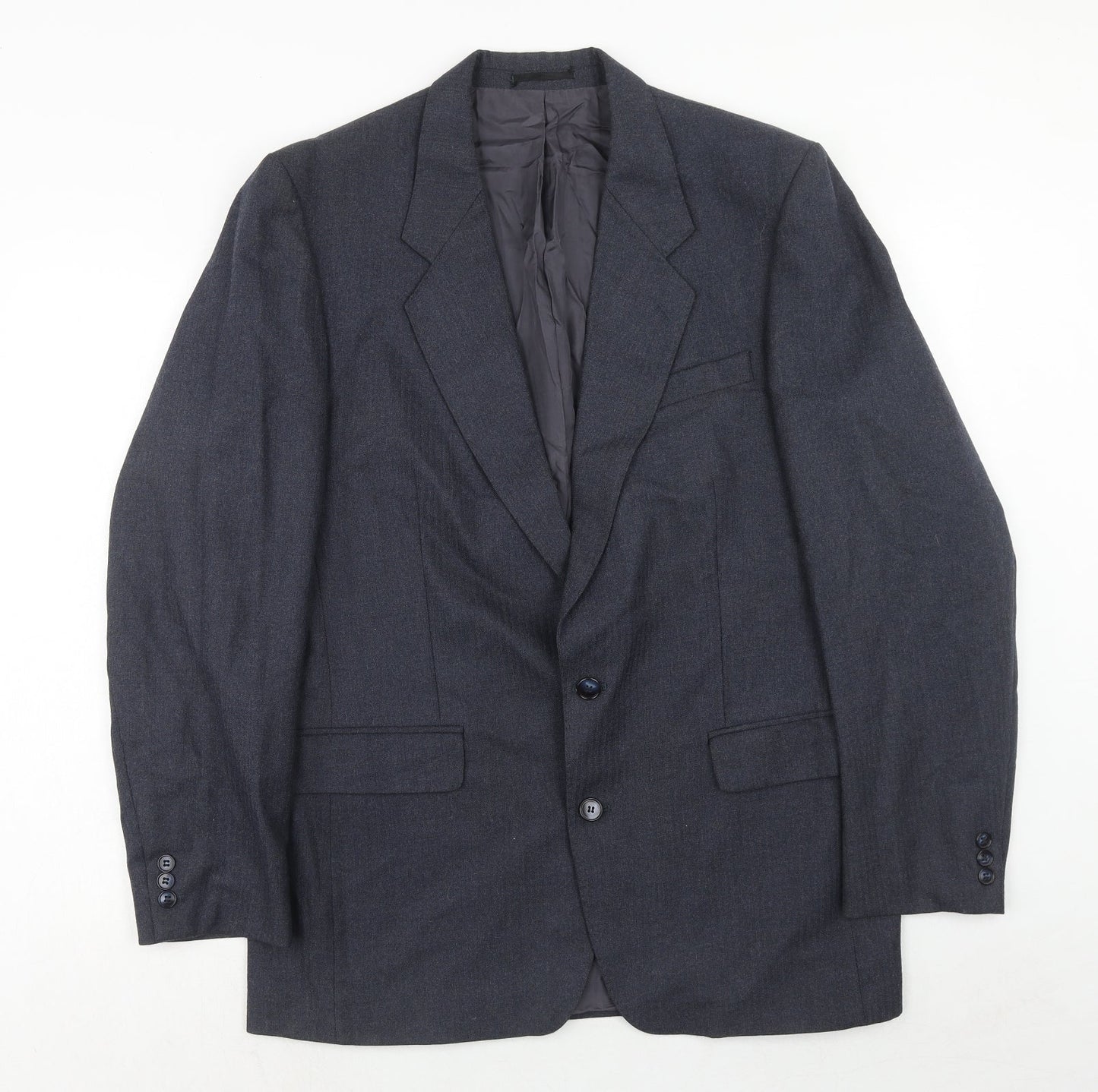 Mens UK Size 42 BHS Regular Blue Suit Jacket