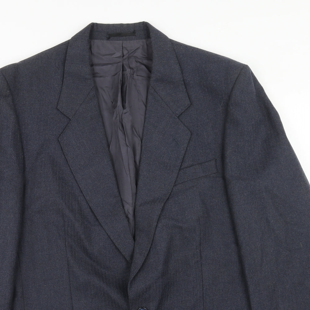 Mens UK Size 42 BHS Regular Blue Suit Jacket