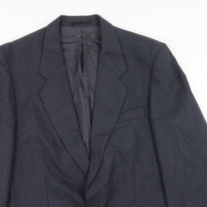 Mens UK Size 42 BHS Regular Blue Suit Jacket