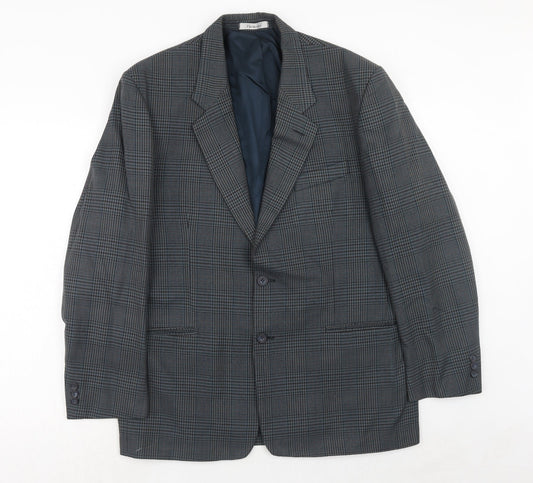 Mens UK Size 42 Berkertex Regular Blue Suit Jacket