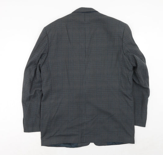 Mens UK Size 42 Berkertex Regular Blue Suit Jacket