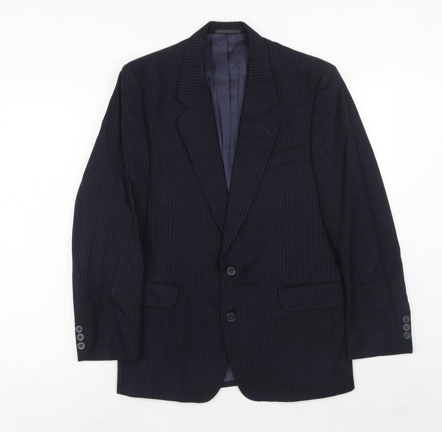 Mens UK Size 36 BHS Regular Blue Suit Jacket