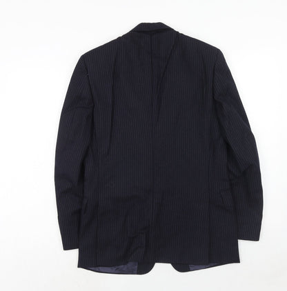 Mens UK Size 36 BHS Regular Blue Suit Jacket
