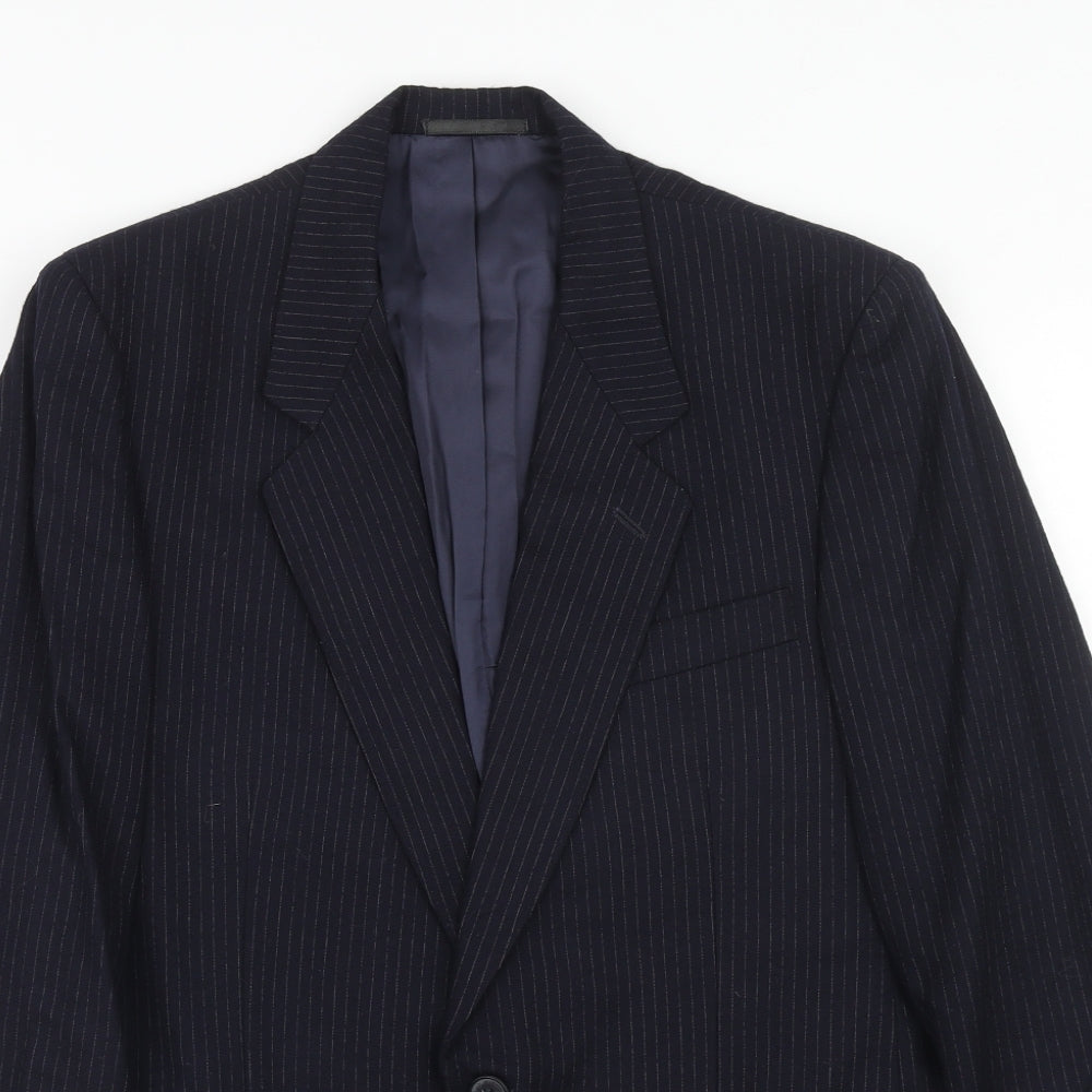 Mens UK Size 36 BHS Regular Blue Suit Jacket