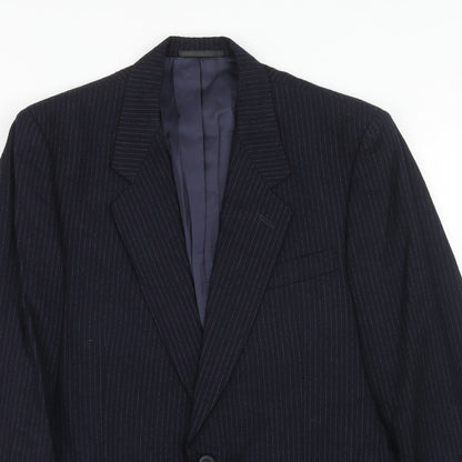 Mens UK Size 36 BHS Regular Blue Suit Jacket