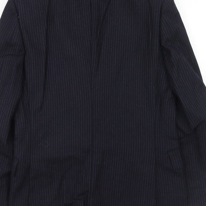 Mens UK Size 36 BHS Regular Blue Suit Jacket