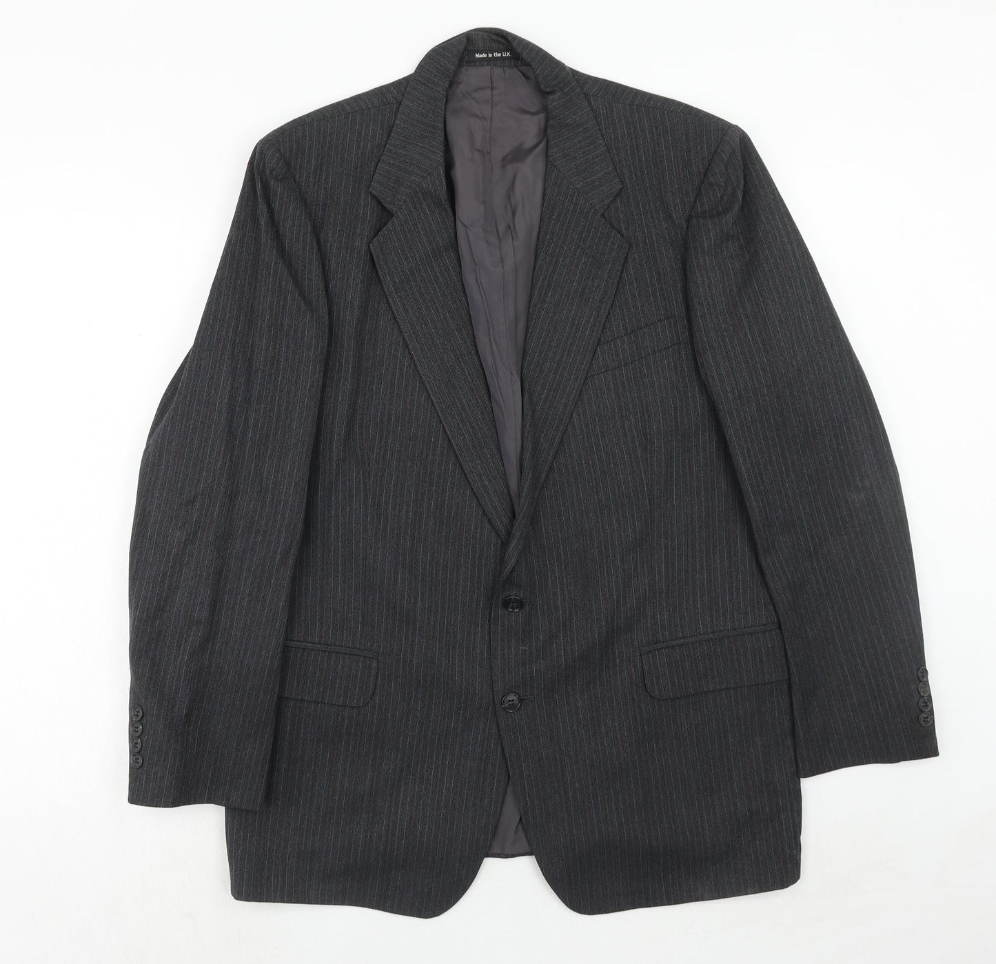 Mens UK Size 42 St.Michael Regular Grey Suit Jacket