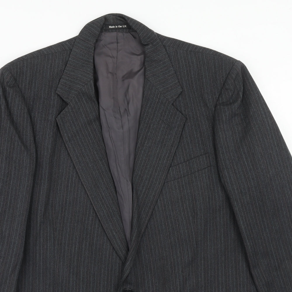 Mens UK Size 42 St.Michael Regular Grey Suit Jacket