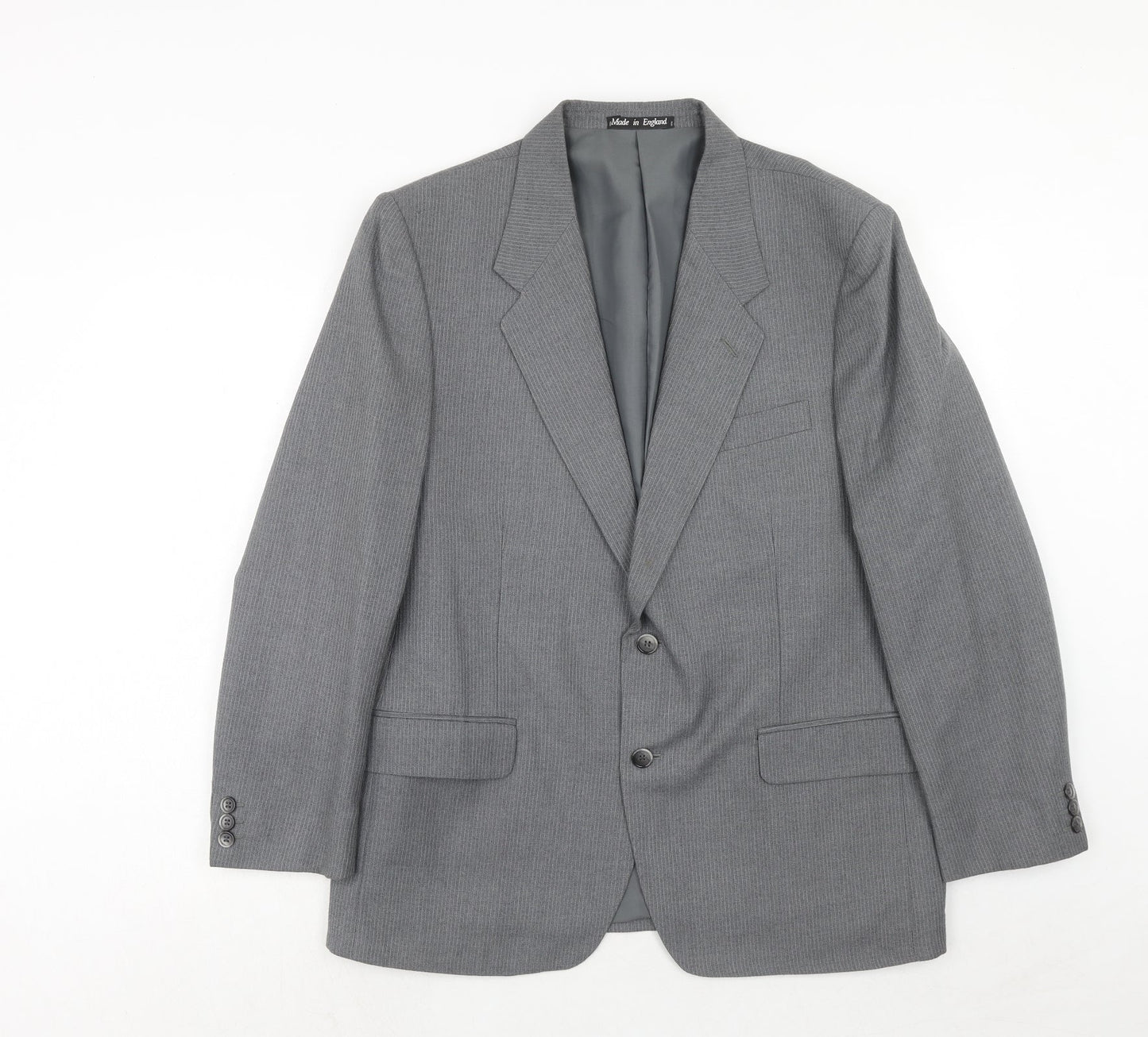 Chatsworth Mens Grey Wool Jacket Suit Jacket Size 42 Regular
