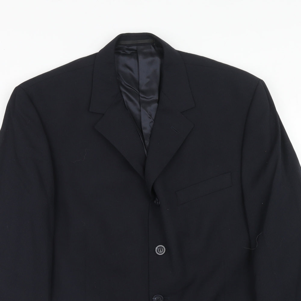 Mens UK Size 42 Tom english Regular Blue Suit Jacket
