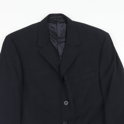 Mens UK Size 42 Tom english Regular Blue Suit Jacket
