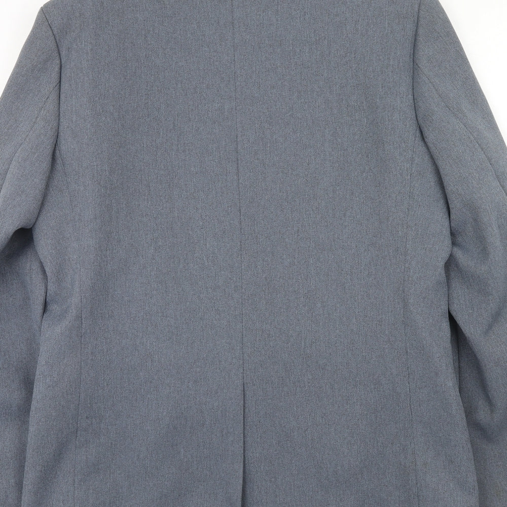 Mens UK Size 40 Greenwoods Regular Blue Suit Jacket