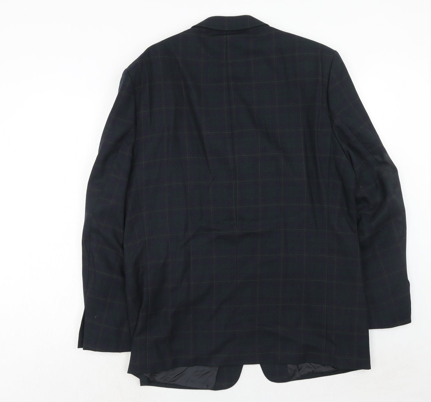 Mens UK Size 42 Greenwoods Classic Regular Blue Suit Jacket