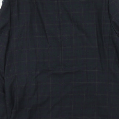 Mens UK Size 42 Greenwoods Classic Regular Blue Suit Jacket