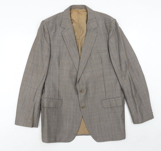 Mens UK Size 40 maenson Regular Brown Suit Jacket
