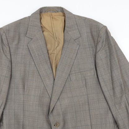 Mens UK Size 40 maenson Regular Brown Suit Jacket
