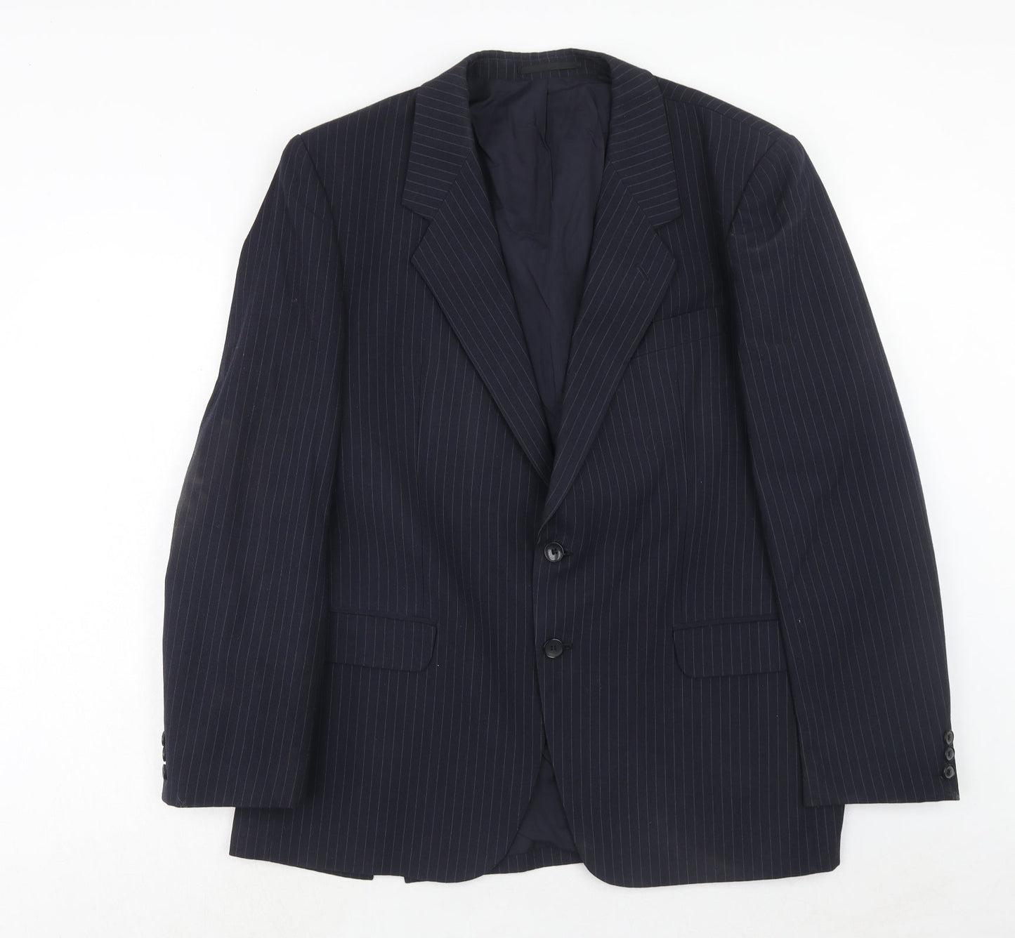 Mens UK Size 44 C&A Regular Blue Suit Jacket