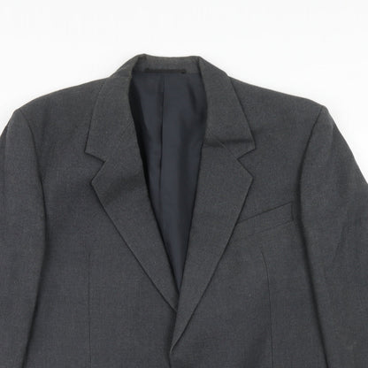 Mens UK Size 40 Hornes Regular Grey Suit Jacket