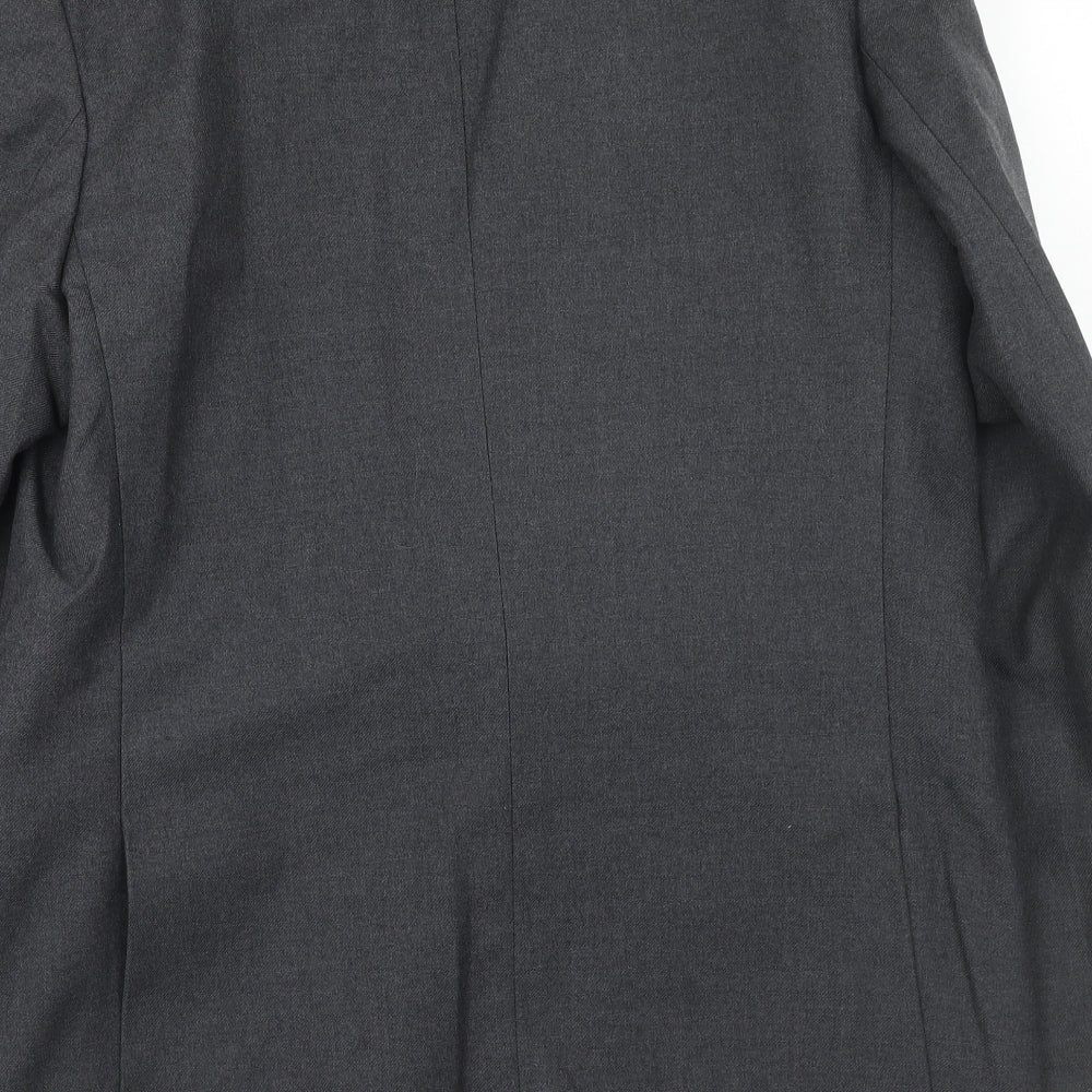 Mens UK Size 40 Hornes Regular Grey Suit Jacket