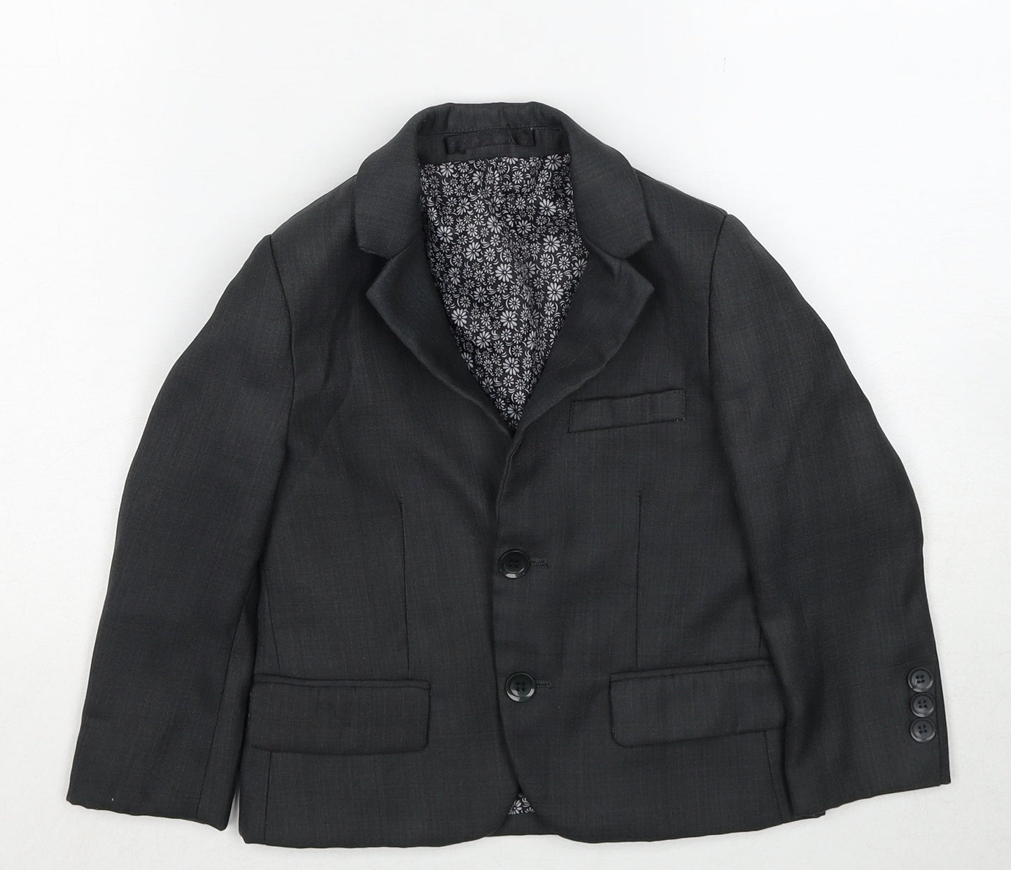 Cocktail Collection Boys Grey Jacket Blazer Size 3 Years Button