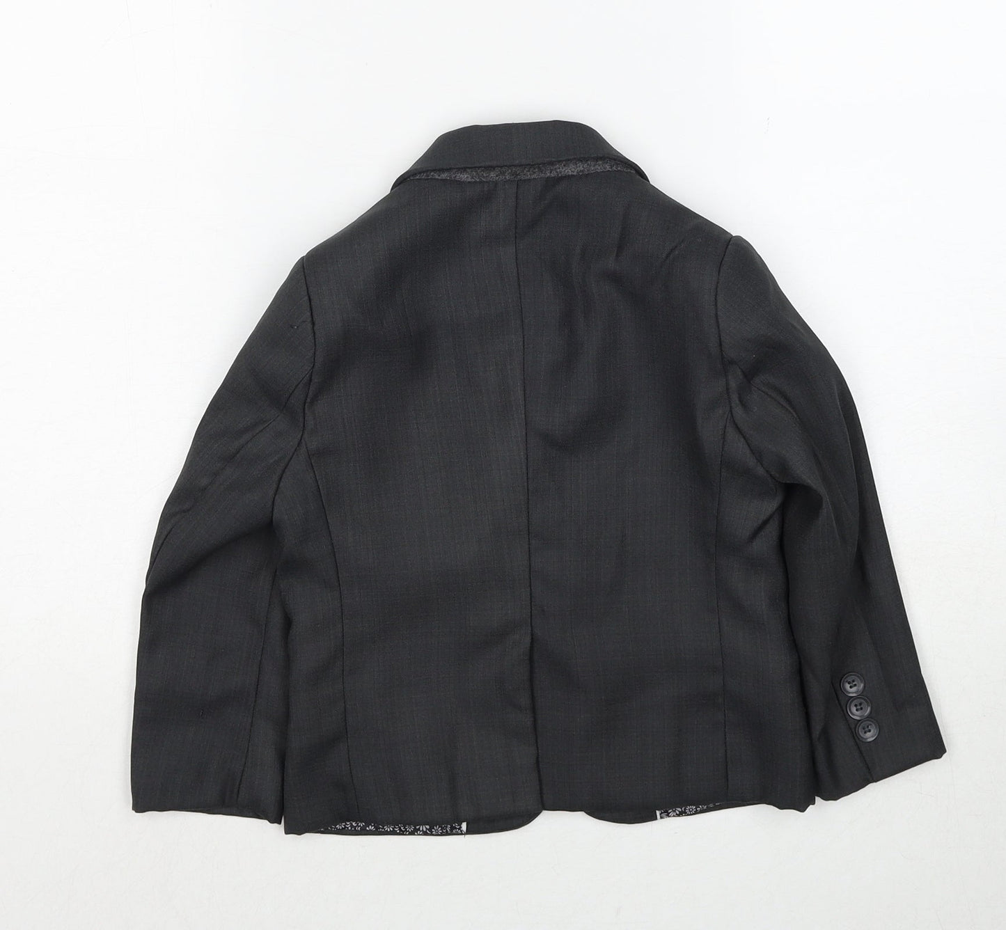 Cocktail Collection Boys Grey Jacket Blazer Size 3 Years Button