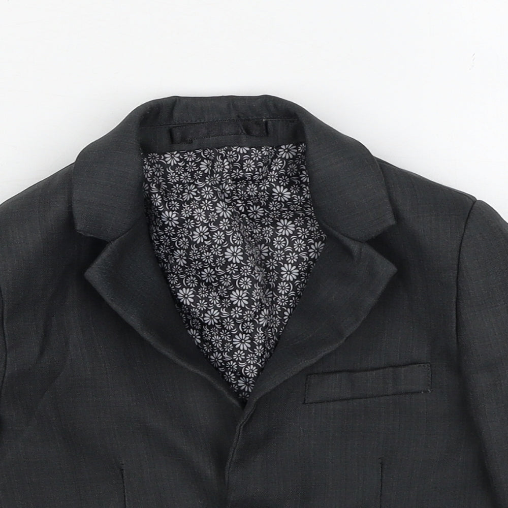 Cocktail Collection Boys Grey Jacket Blazer Size 3 Years Button