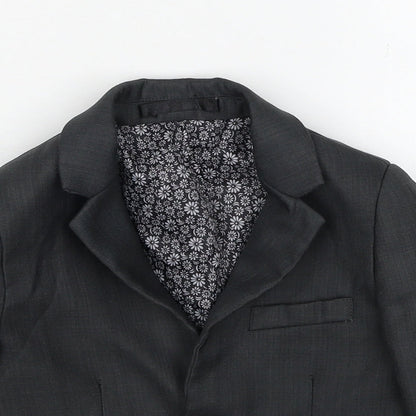 Cocktail Collection Boys Grey Jacket Blazer Size 3 Years Button