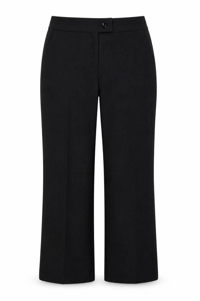 Womens UK Size 14 M&Co Regular Fit Dress Pants Black Trousers
