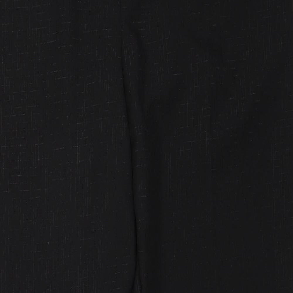 Womens UK Size 14 M&Co Regular Fit Dress Pants Black Trousers