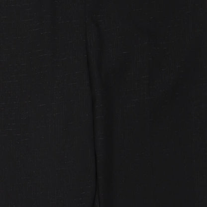 Womens UK Size 14 M&Co Regular Fit Dress Pants Black Trousers