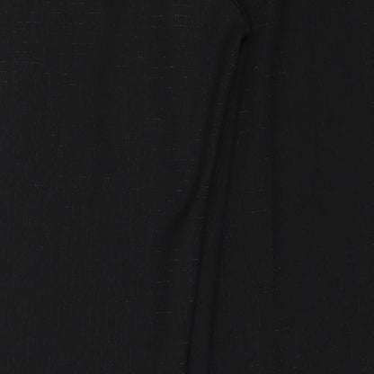 Womens UK Size 14 M&Co Regular Fit Dress Pants Black Trousers