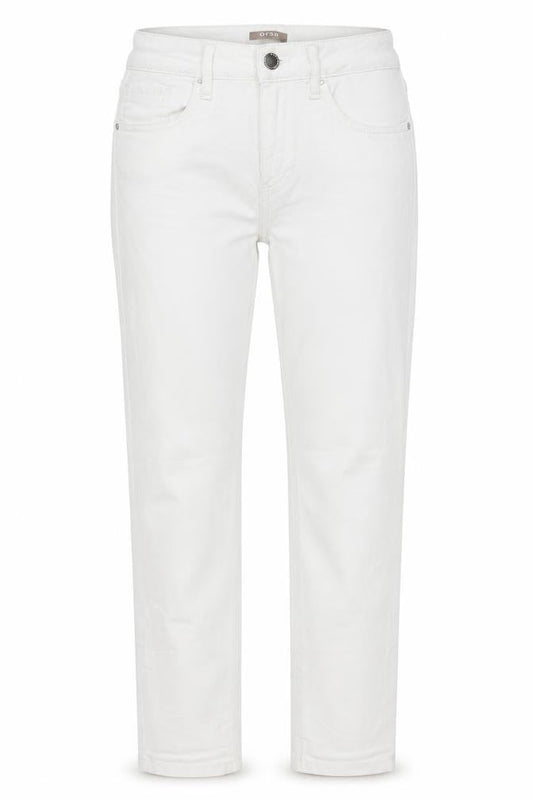 Womens UK Size 6 ORSAY Regular Fit Straight White Jeans