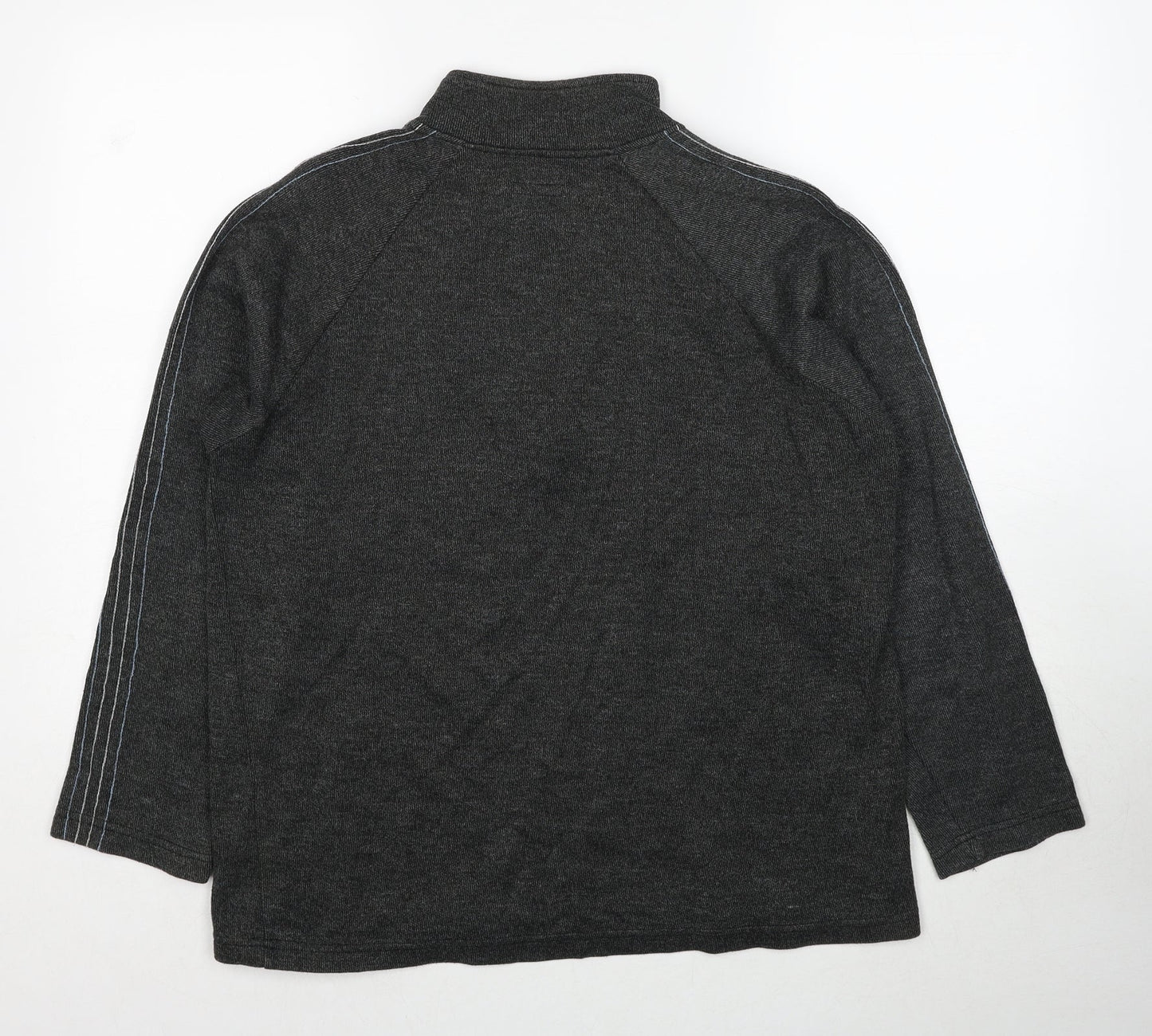West Rock Mens Grey Cotton Pullover Sweatshirt Size M