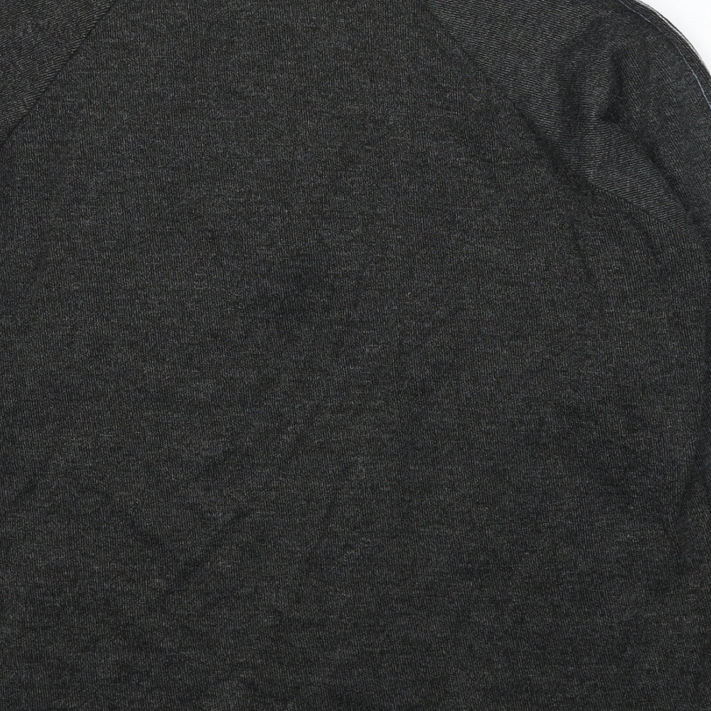 West Rock Mens Grey Cotton Pullover Sweatshirt Size M