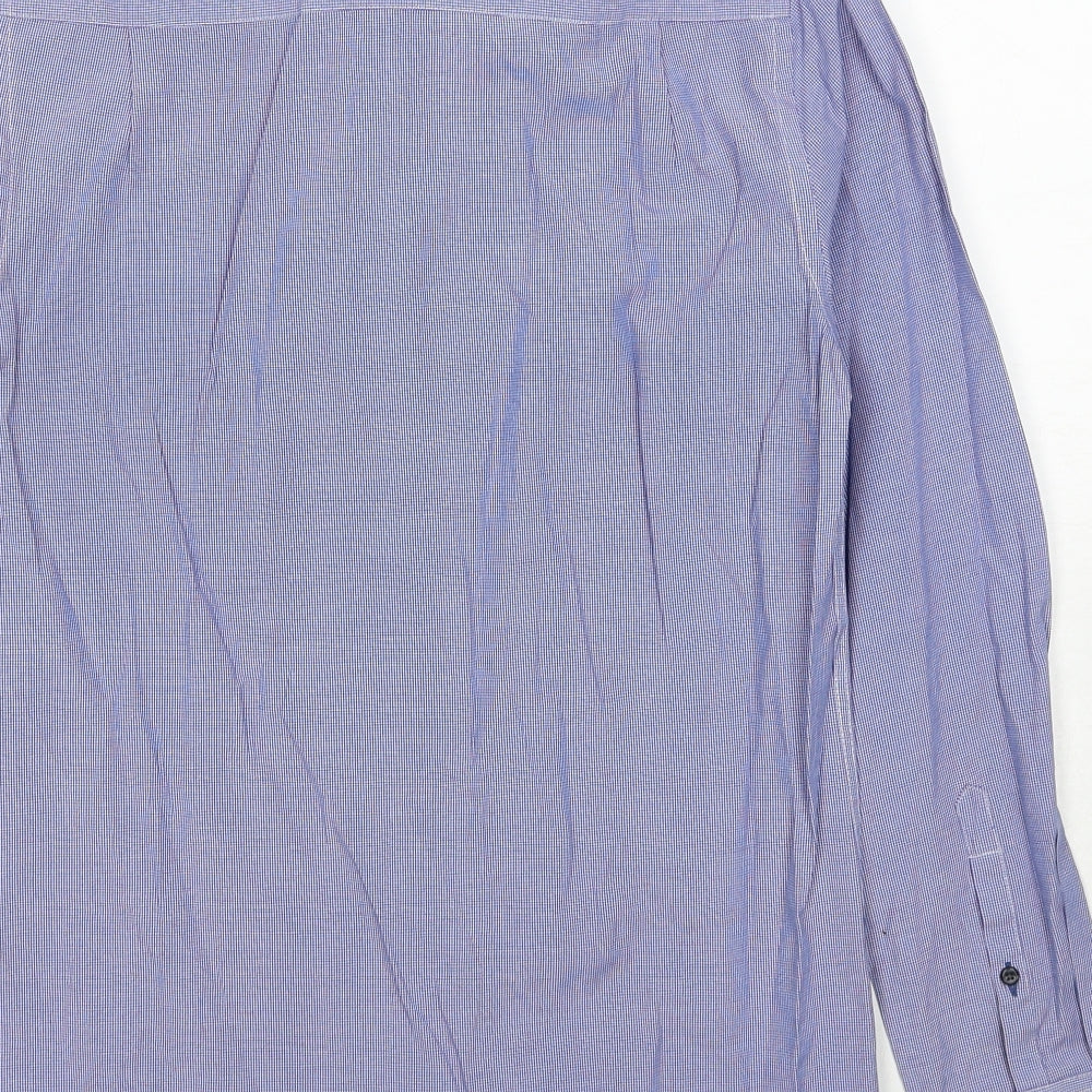 Mens UK Collar Size 14.5 NEXT Smart Blue  Dress Shirt
