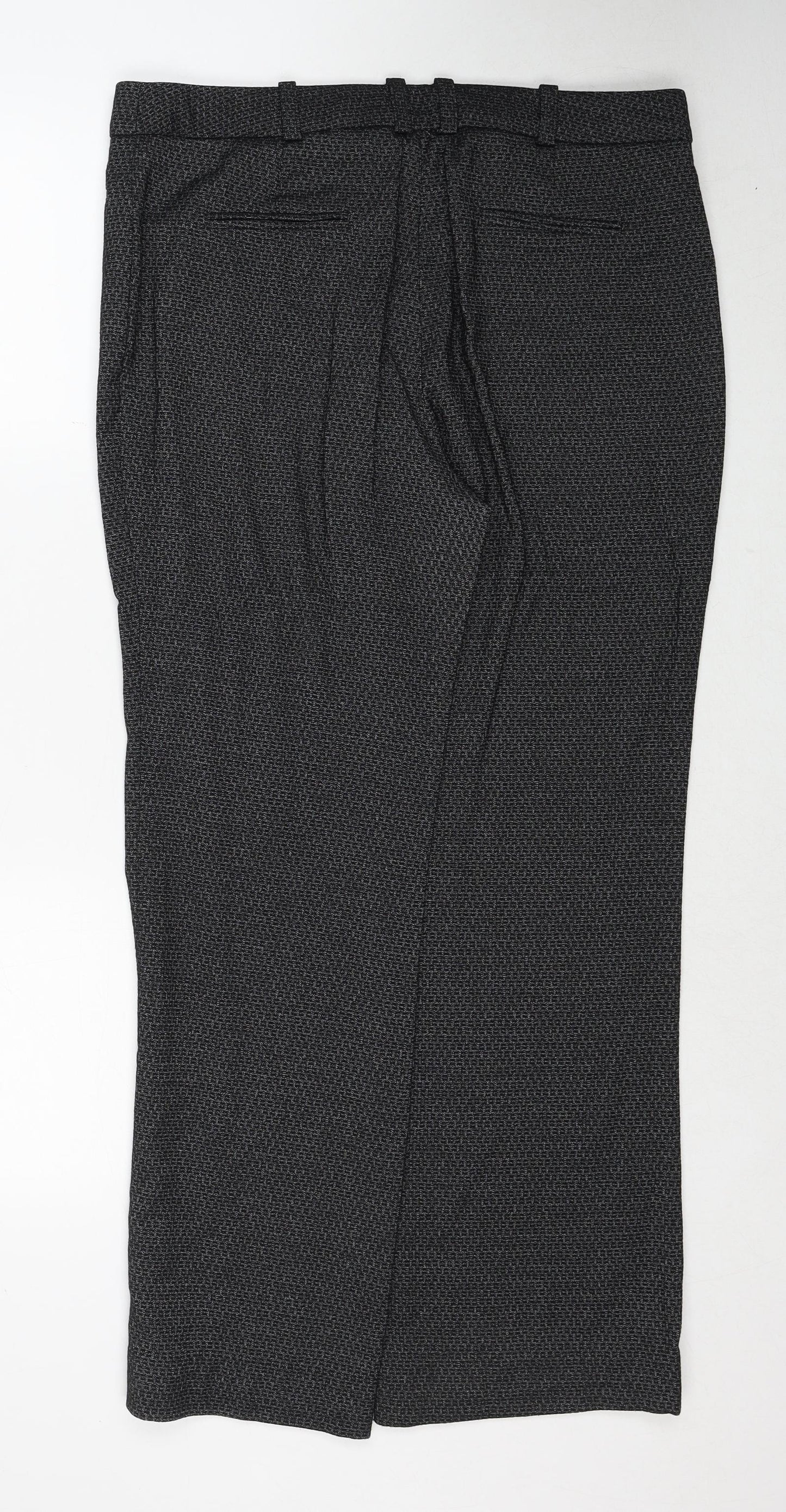 Womens UK Size 12 NEXT Regular Fit  Black Trousers