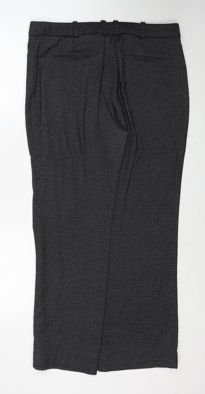 Womens UK Size 12 NEXT Regular Fit  Black Trousers