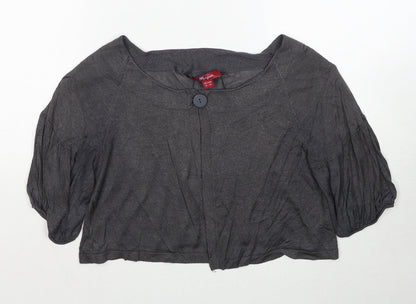 Womens UK Size 12 Monsoon Grey Cardigan Jumper
