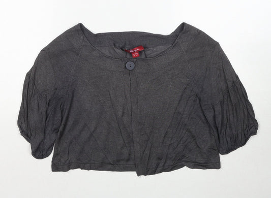 Womens UK Size 12 Monsoon Grey Cardigan Jumper