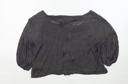 Womens UK Size 12 Monsoon Grey Cardigan Jumper