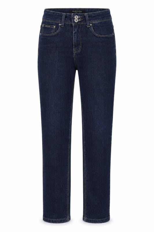 Womens UK Size 8 Marc Lauge Regular Fit Straight Blue Jeans