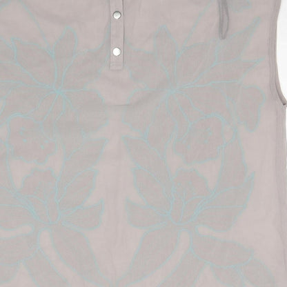 Womens UK Size 16 Warehouse Grey Basic Blouse