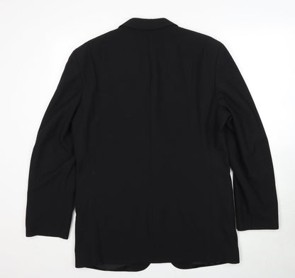 Mens UK Size 40 Copperstone Regular Black Suit Jacket