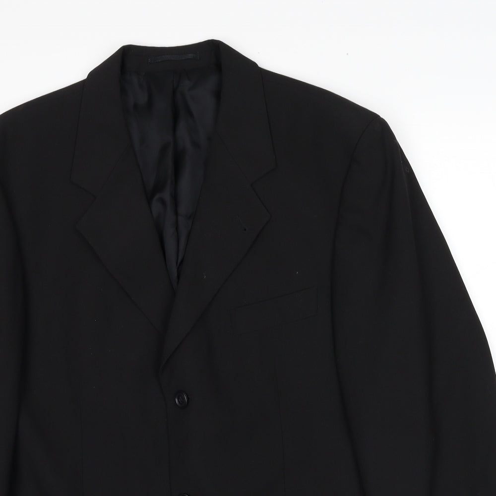 Mens UK Size 40 Copperstone Regular Black Suit Jacket