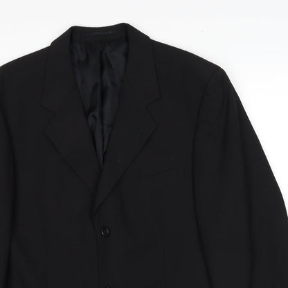 Mens UK Size 40 Copperstone Regular Black Suit Jacket