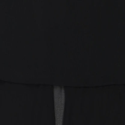 Boohoo Womens Black Polyester Basic Blouse Size M V-Neck